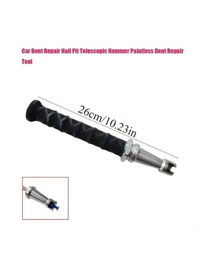 1pc Steel Telescopic Dent Repair Tool 10.23in Paintless Car Dent Hail Pit Fixing Hammer Auto Body Repair Kit - Image 1